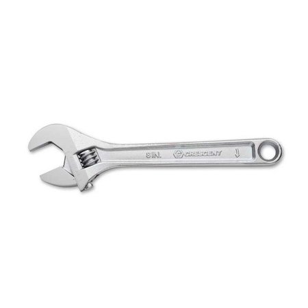 WELLER Crescent Metric and SAE Adjustable Wrench 8 in. L 1 pc AC28VS